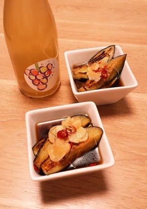 おうち居酒屋♪なすのにんにく焼き浸し-レシピのメイン写真