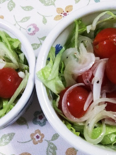 プチトマトと玉ねぎのサラダ-レシピのメイン写真