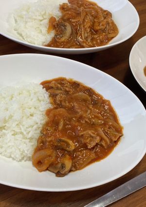 某TVの絶品ハヤシライスを再現！-レシピのメイン写真