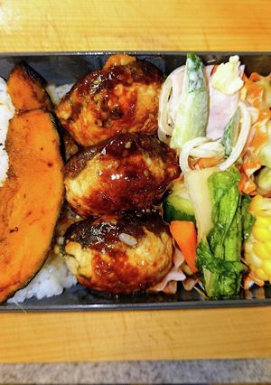 椎茸のしそれんこんつくね焼　弁当-レシピのメイン写真