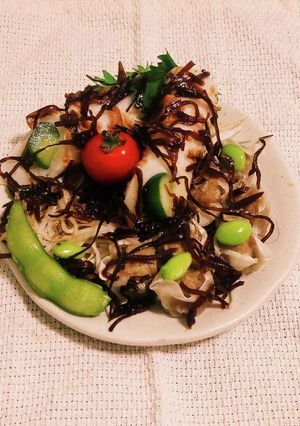 竹輪にきゅうり入 枝豆&トマト チョンす-レシピのメイン写真