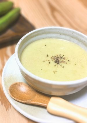 そら豆の甘酒ポタージュ-レシピのメイン写真