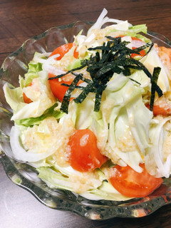 居酒屋風!塩麹だれのやみつきキャベツ-レシピのメイン写真