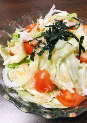 居酒屋風！塩麹だれのやみつきキャベツ-レシピのメイン写真
