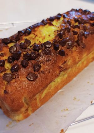 バナナチョコチップパウンドケーキ-レシピのメイン写真