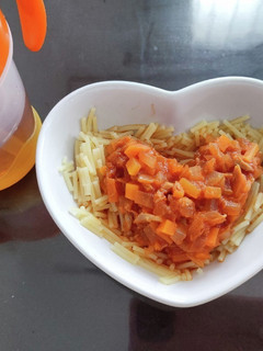離乳食後期〜トマトとツナのパスタソース-レシピのメイン写真