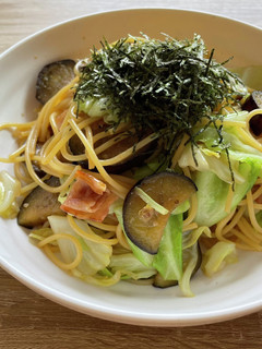キャベツとナスの和風パスタ-レシピのメイン写真