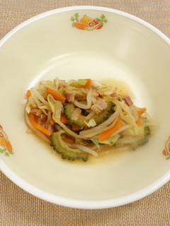 ゴーヤチャンプルー@倉敷市学校給食-レシピのメイン写真
