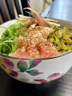 炙りたらこと高菜の冷やし出汁茶漬け-レシピのメイン写真