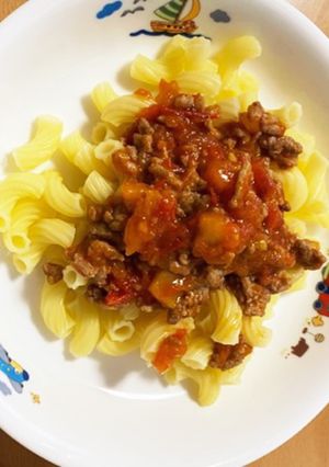 離乳食完了期！ミートスパゲティ-レシピのメイン写真