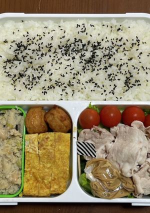 豚しゃぶ　フードマン800弁当-レシピのメイン写真