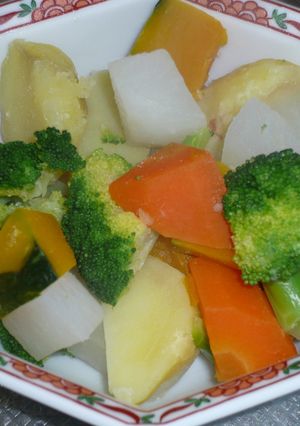 簡単でおいしい☆温野菜サラダ-レシピのメイン写真