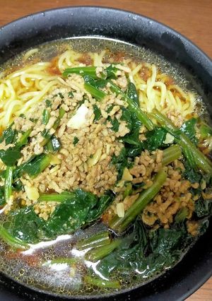 超手抜きだけど本格ひき肉醤油ラーメン-レシピのメイン写真