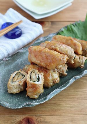 なすと青じその豚巻きピリ辛ポン酢炒め-レシピのメイン写真