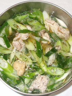 ねぎ鶏スープ♪簡単むくみ冷え性に漢方薬膳-レシピのメイン写真