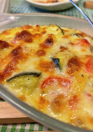 ズッキーニと鶏胸肉の簡単グラタン-レシピのメイン写真