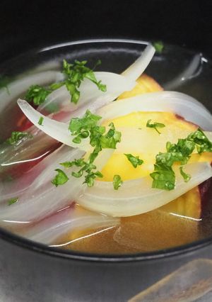 サツマイモが美味いコンソメゴロゴロスープ-レシピのメイン写真