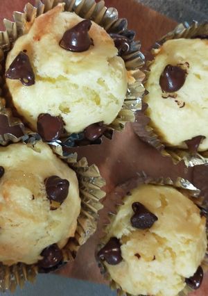豆乳と蜂蜜で作るチョコチップマフィン-レシピのメイン写真