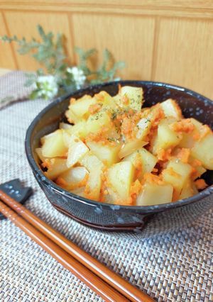 レンジで♪じゃがいもの鮭バター和え-レシピのメイン写真