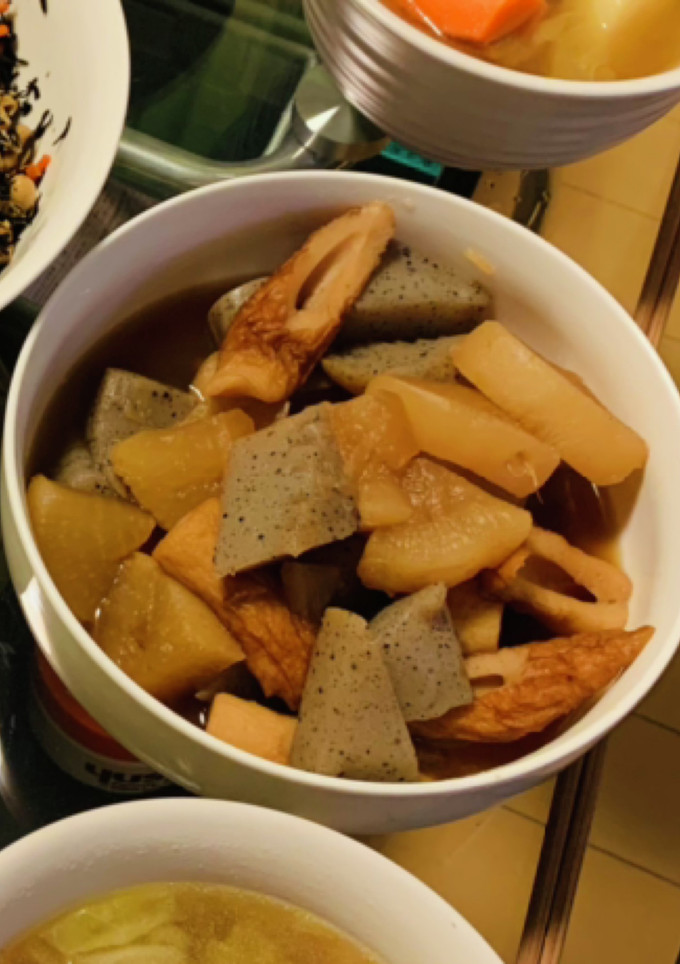 大根ちくわこんにゃくの煮物-レシピのメイン写真
