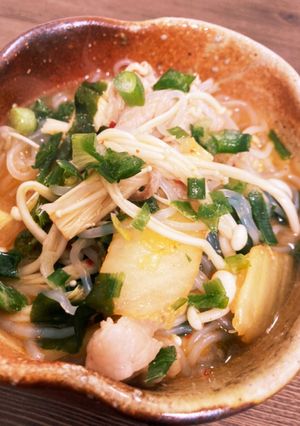 白滝キムチラーメン-レシピのメイン写真