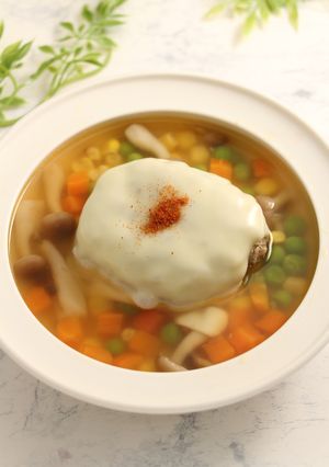 簡単！ハンバーグスープ-レシピのメイン写真