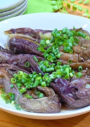 フライパンで　レモン白だし焼きナス-レシピのメイン写真