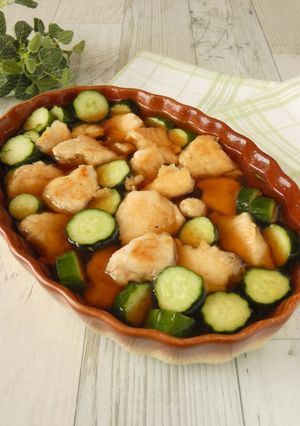 鶏肉とキュウリの南蛮漬け-レシピのメイン写真