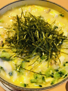 雑炊の素活用●ゴーヤーチャンプルー風雑炊-レシピのメイン写真