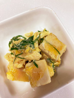 高野豆腐の明太子卵とじ(o・v・)♪-レシピのメイン写真