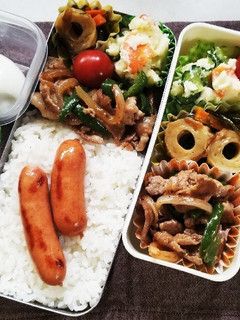 豚肉ピーマン炒め弁当(6.14)-レシピのメイン写真