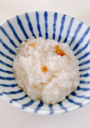 梅がゆ-レシピのメイン写真