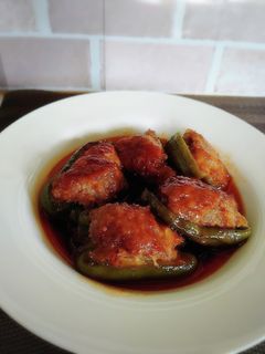 煮込み肉詰めピーマン-レシピのメイン写真