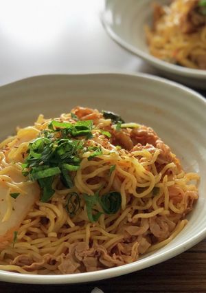 豚キムチ焼きそば-レシピのメイン写真