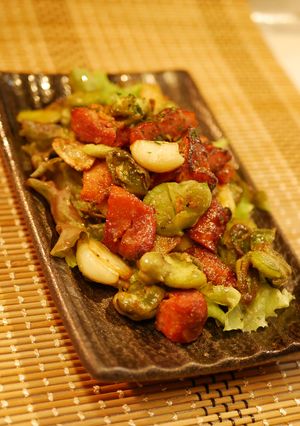和風出汁のそら豆ジャーマンおつまみ-レシピのメイン写真