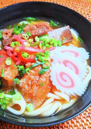 ソーキうどん-レシピのメイン写真