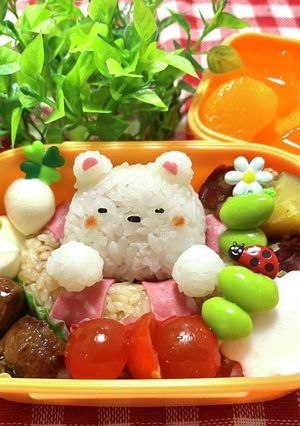 キャラ弁 すみっこぐらし しろくま-レシピのメイン写真