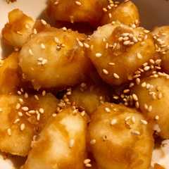 A picture of じゃがいもの甘辛煮.