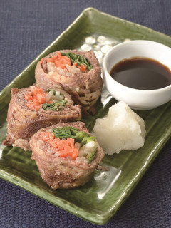 牛肉の三色巻き-レシピのメイン写真