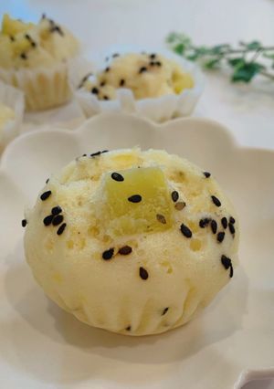 卵なしふわふわさつまいも蒸しパン-レシピのメイン写真