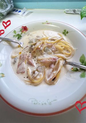クリームパスタ-レシピのメイン写真