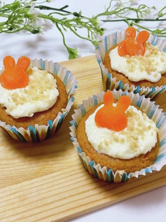 うさぎのしっとりキャロットケーキ-レシピのメイン写真