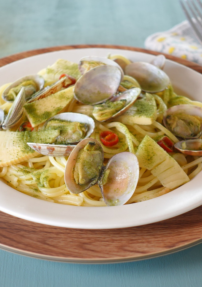 あさりとたけのこの和風パスタ-レシピのメイン写真