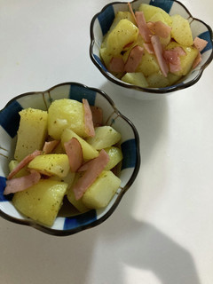 じゃがいもとハムのマジックソルト焼き-レシピのメイン写真