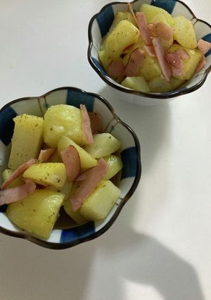 じゃがいもとハムのマジックソルト焼き-レシピのメイン写真
