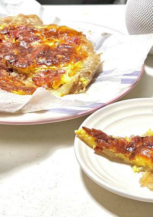 簡単！全粒粉手作り生地キッシュロレーヌ♪-レシピのメイン写真