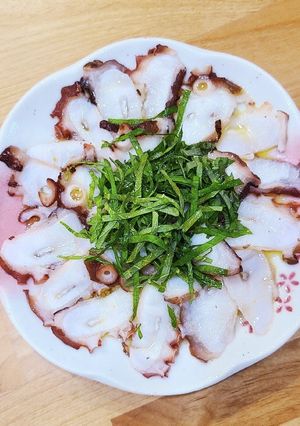 ちょっと和風？タコのカルパッチョ-レシピのメイン写真