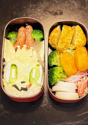 王様らぱふと家来のたこちゃん!キャラ弁!-レシピのメイン写真