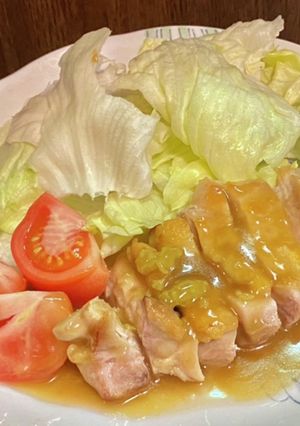 簡単・鶏もも肉のわさび醤油焼き-レシピのメイン写真