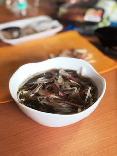 味付きもずくに大根の千切りとみょうが-レシピのメイン写真